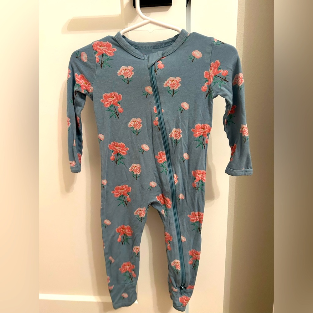 Kyte baby Zippered Romper - Peony
